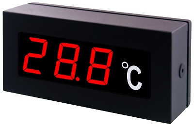 TE-00007 TE-1306RX  溫度顯示器室內防水型(PT入力/單位°C/背後出線)