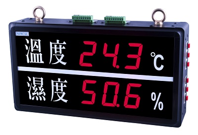 TH-00090 TH-2310AD  溫溼度顯示器(4-20mA入力/TEMP8A_RS-485再輸出)